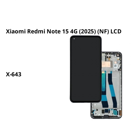 Xiaomi Redmi Note 15 4G (2025) (NF) LCD